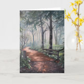 Carte de voeux originale (Fleur jaune)