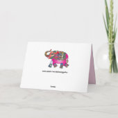 carte de voeux ornementale (Dos)