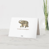 carte de voeux ornementale (Dos)