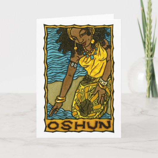 Carte de voeux Oshun (Devant)