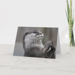 Carte de voeux Otter Mastermind