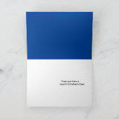 Carte de voeux ou de note de fête des pères (Intérieur)