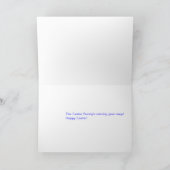 Carte de voeux ou de note de Pâques Bunny (Intérieur)