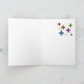 Carte de voeux Owl Daisies (Intérieur)