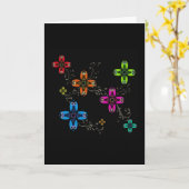 Carte de voeux Owl Daisies (Fleur jaune)