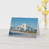 Carte de voeux Oxbow Bend (Fleur jaune)