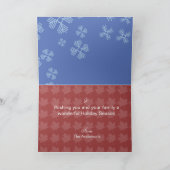 Carte de voeux paix, mignons de joie et de bonheur (Intérieur)