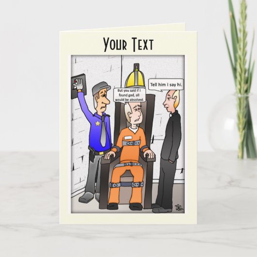 Carte de voeux Pale Jaune Paillée Enregistrée (Devant)