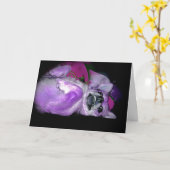 Carte de voeux Pamper Yourself (Fleur jaune)