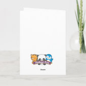 Carte de vœux Panda aimant (Dos)