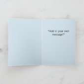 Carte de vœux Panda ours solitaire vous manque (Intérieur)