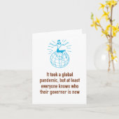 Carte de voeux pandémique positive (Fleur jaune)