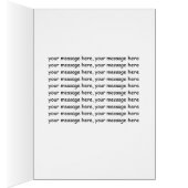 Carte de voeux Pansies (Intérieur (Droit))