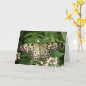 Carte de voeux Papier-cerf-volant (Fleur jaune)