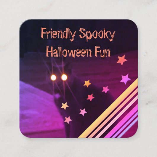 Carte de voeux papier pour Halloween Mini Fun (Devant)