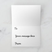 Carte de voeux papillon (Intérieur)