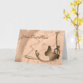 Carte de voeux papillon (Fleur jaune)
