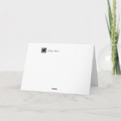 Carte de voeux Papillon Garden Portrait (Dos)