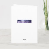 Carte de vœux papillons et fleurs (Dos)