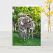 Carte de voeux "Pâques & Baby Eno" (Fleur jaune)