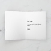 Carte de voeux Pâques de tatouage (Intérieur)