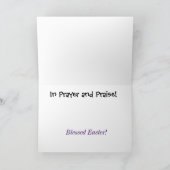 Carte de voeux Pâques Pretzels Customisez-La! (Intérieur)