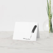 Carte de voeux parapluie wedding shower (Dos)