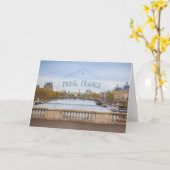 Carte de voeux Paris Series 02 (Fleur jaune)
