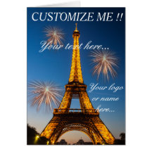 Carte de vœux Paris - Tour Eiffel #1