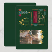 Carte de voeux parkling Christmas Family (Devant / Derrière)