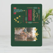 Carte de voeux parkling Christmas Family (Debout devant)