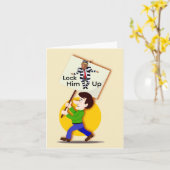 Carte de vœux Pas de rois (Fleur jaune)