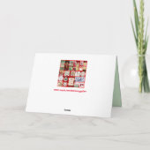 carte de voeux passée de noël (Dos)