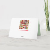 carte de voeux passée de noël (Dos)