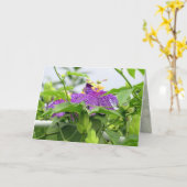 Carte de voeux Passionvine (Fleur jaune)