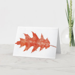 Carte de voeux pays "Red Oak #2"