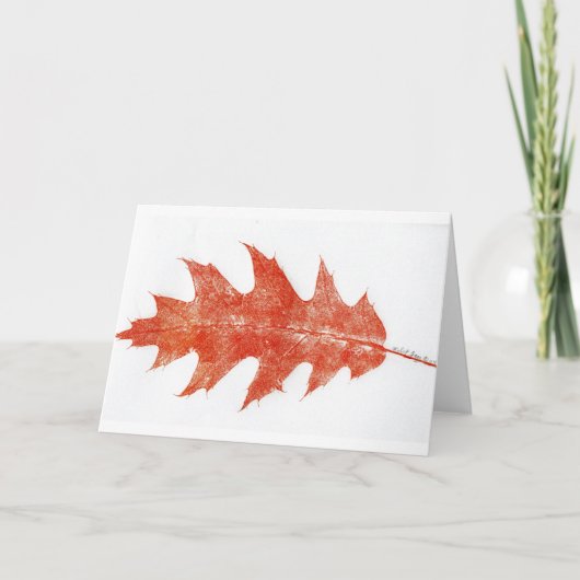 Carte de voeux pays "Red Oak #2" (Devant)