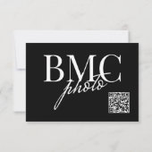 Carte de vœux Paysage forêt (Dos)