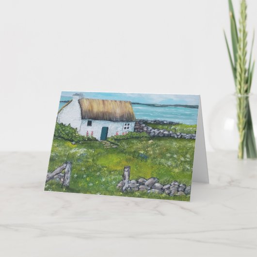 Carte de voeux paysage irlandais (Devant)
