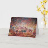 Carte de voeux Paysage paisible (Fleur jaune)