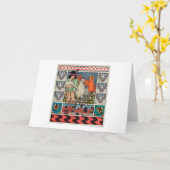 Carte de voeux PEACE (Fleur jaune)