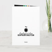 Carte de voeux Peace Joy & Love Holiday (Dos)