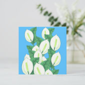 Carte de voeux Peace Lily (Debout devant)