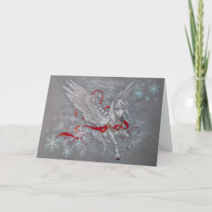 Carte de vœux - Pegasus de fête