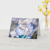 Carte de voeux Pegasys (Fleur jaune)