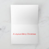 Carte de voeux peinte à la main de Noël 02 (Intérieur)