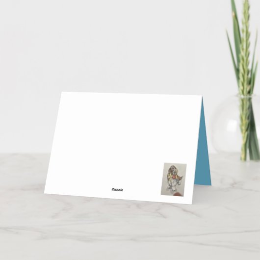 Carte de voeux Pekingese (Verso)