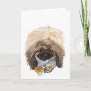 Carte de voeux Pekingese