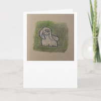 Carte de voeux Pekingese