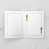 Carte de voeux Pencil Just A Note (Intérieur)